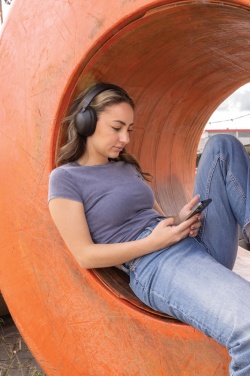 Logo trade promotional item photo of: Urban Vitamin Cupertino RCS rplastic ANC headphone