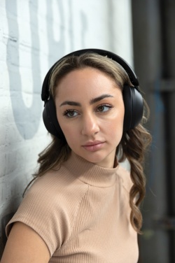 Logo trade advertising products image of: Urban Vitamin Cupertino RCS rplastic ANC headphone