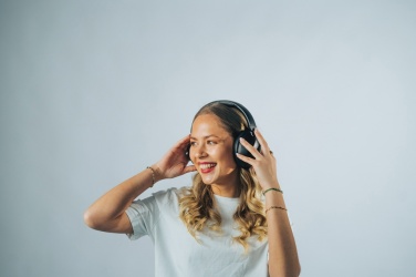 Logo trade promotional item photo of: Urban Vitamin Cupertino RCS rplastic ANC headphone