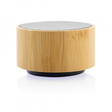 Logotrade advertising product image of: RCS recycled plastic and bamboo 3W wireless speaker