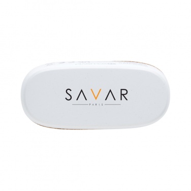 Logo trade promotional giveaways picture of: Oregon RCS recycled plastic and cork TWS earbuds