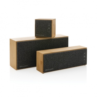 Logo trade promotional giveaways image of: Wynn 10W bamboo wireless speaker