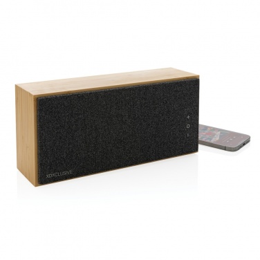Logo trade promotional merchandise picture of: Wynn 20W bamboo wireless speaker
