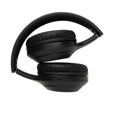 Logo trade promotional products picture of: RCS standard recycled plastic headphone
