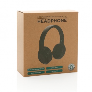 Logotrade promotional merchandise picture of: RCS standard recycled plastic headphone