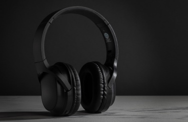 Logo trade promotional gifts picture of: RCS recycled plastic Elite Foldable wireless headphone