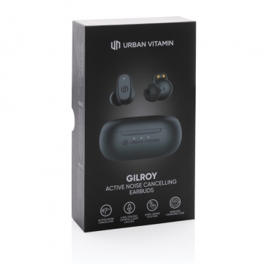 Logotrade promotional items photo of: Urban Vitamin Gilroy hybrid ANC and ENC earbuds
