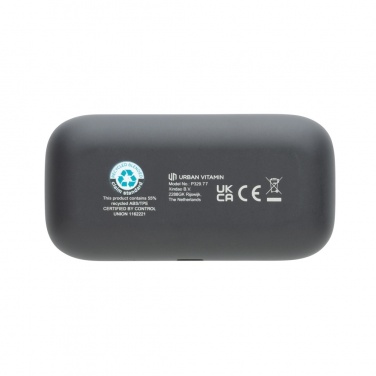 Logotrade promotional item image of: Urban Vitamin Pacifica RCS rplastic earbuds