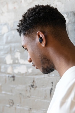 Logotrade promotional product image of: Urban Vitamin Palm Springs RCS rplastic ENC earbuds