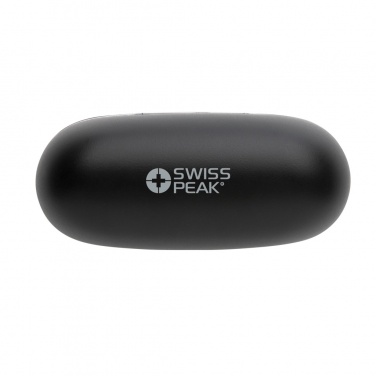 Logo trade promotional merchandise picture of: RCS recycled plastic Swiss Peak TWS earbuds 2.0