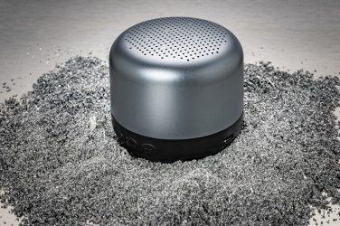 Logo trade corporate gift photo of: Terra RCS recycled aluminium 5W wireless speaker