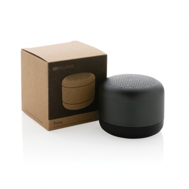 Logo trade promotional products image of: Terra RCS recycled aluminium 5W wireless speaker
