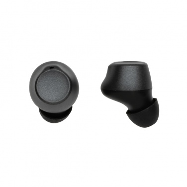 Logo trade corporate gift photo of: Terra RCS recycled aluminium wireless earbuds