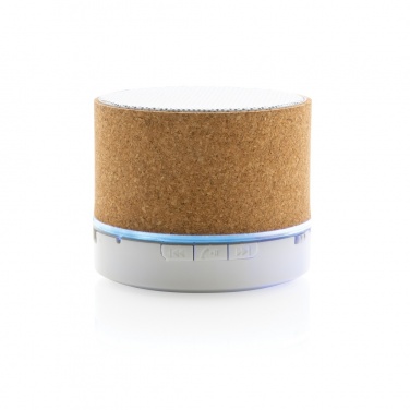 Logo trade advertising products picture of: Cork 3W wireless speaker