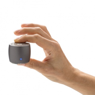 Logotrade promotional merchandise photo of: Swiss Peak RCS recycled aluminum 3W bass speaker