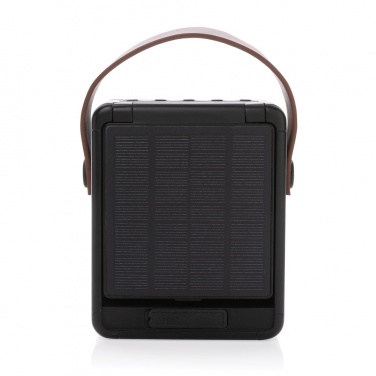 Logo trade promotional product photo of: Skywave RCS recycled plastic solar speaker 12W