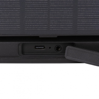 Logo trade business gift photo of: Skywave RCS recycled plastic solar speaker 12W