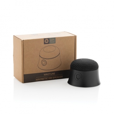 Logotrade promotional giveaways photo of: Magtune RCS recycled plastic magnetic 5W speaker