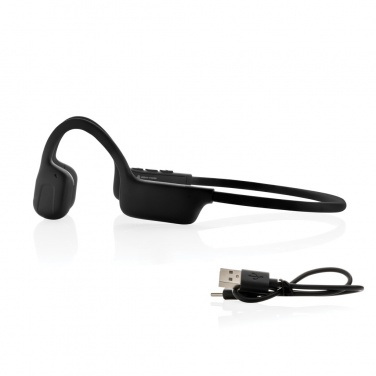 Logo trade advertising products picture of: Urban Vitamin Glendale RCS rplastic air conductive headphone