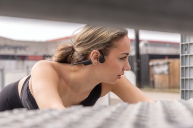 Logotrade promotional merchandise image of: Urban Vitamin Glendale RCS rplastic air conductive headphone