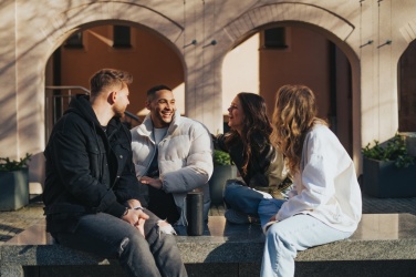 Logo trade promotional merchandise image of: Urban Vitamin Pacific Grove RCS rplastic 30W speaker IPX7