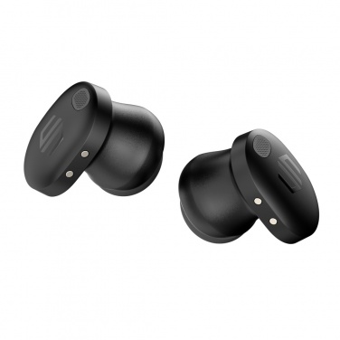 Logo trade promotional items image of: Lakewood RCS recycled and repairable wireless earbuds