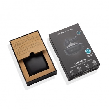 Logotrade promotional item picture of: Lakewood RCS recycled and repairable wireless earbuds