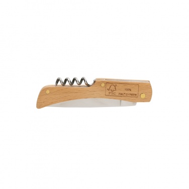 Logotrade business gifts photo of: Wooden knife with bottle opener