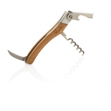 Logo trade promotional gifts image of: Wooden Corkscrew