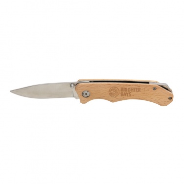 Logotrade business gift image of: Wooden outdoor knife