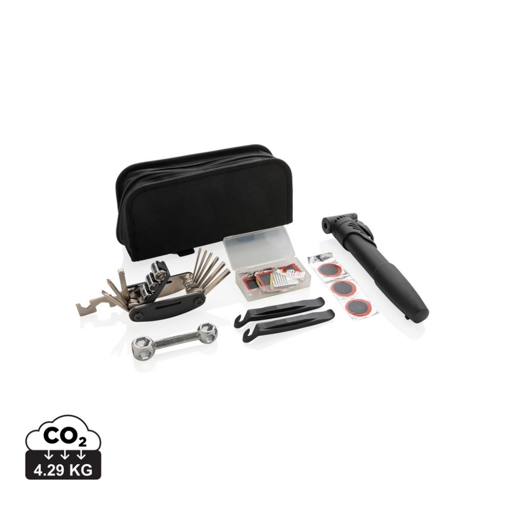 Logo trade promotional merchandise image of: Bike repair kit set 17 pcs