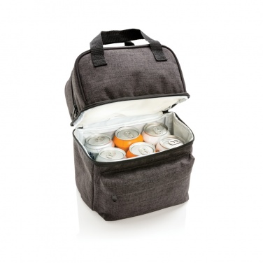Logo trade promotional item photo of: Cooler bag with 2 insulated compartments