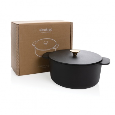 Logo trade promotional gifts picture of: Ukiyo cast iron pan large