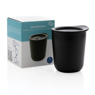 Logo trade promotional items image of: Simplistic antimicrobial coffee tumbler