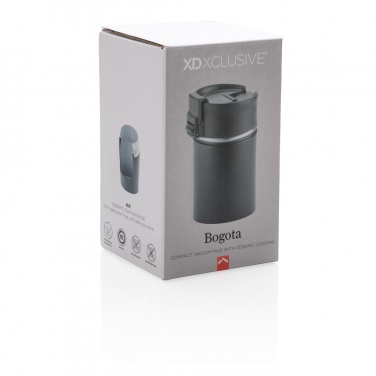 Logo trade business gifts image of: Bogota compact vacuum mug with ceramic coating