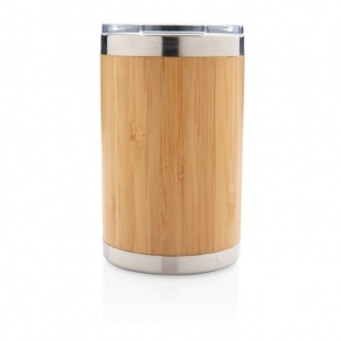 Logo trade corporate gifts image of: Bamboo coffee to go tumbler