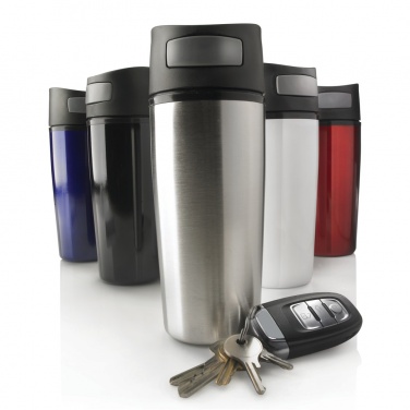 Logo trade business gifts image of: Auto leak proof tumbler