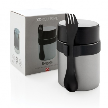 Logo trade corporate gift photo of: Bogota food flask with ceramic coating