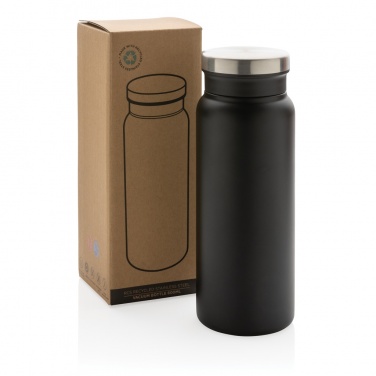 Logotrade promotional giveaway picture of: RCS Recycled stainless steel vacuum bottle 600ML