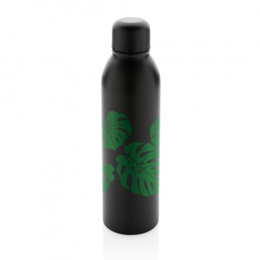 Logo trade business gifts image of: RCS Recycled stainless steel vacuum bottle 500ML