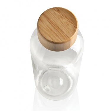 Logo trade promotional giveaway photo of: RCS RPET bottle with bamboo lid