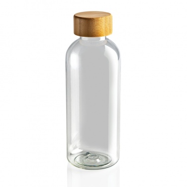 Logo trade promotional product photo of: RCS RPET bottle with bamboo lid