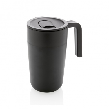 Logotrade promotional gift picture of: GRS Recycled PP and SS mug with handle