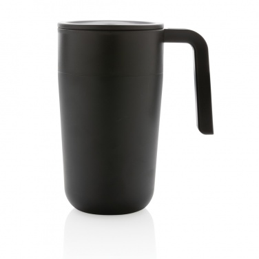 Logo trade corporate gift photo of: GRS Recycled PP and SS mug with handle