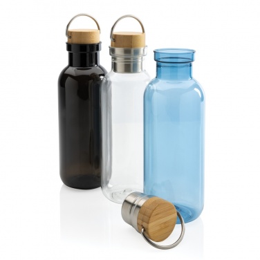 Logo trade corporate gift photo of: RCS RPET bottle with bamboo lid and handle
