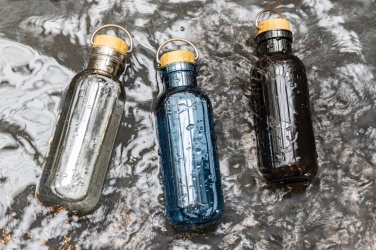 Logotrade promotional product image of: RCS RPET bottle with bamboo lid and handle