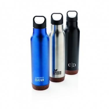 Logo trade corporate gift photo of: Cork leakproof vacuum flask