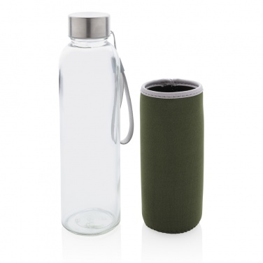 Logotrade promotional products photo of: Glass bottle with neoprene sleeve
