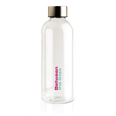 Logo trade promotional product photo of: Leakproof water bottle with metallic lid
