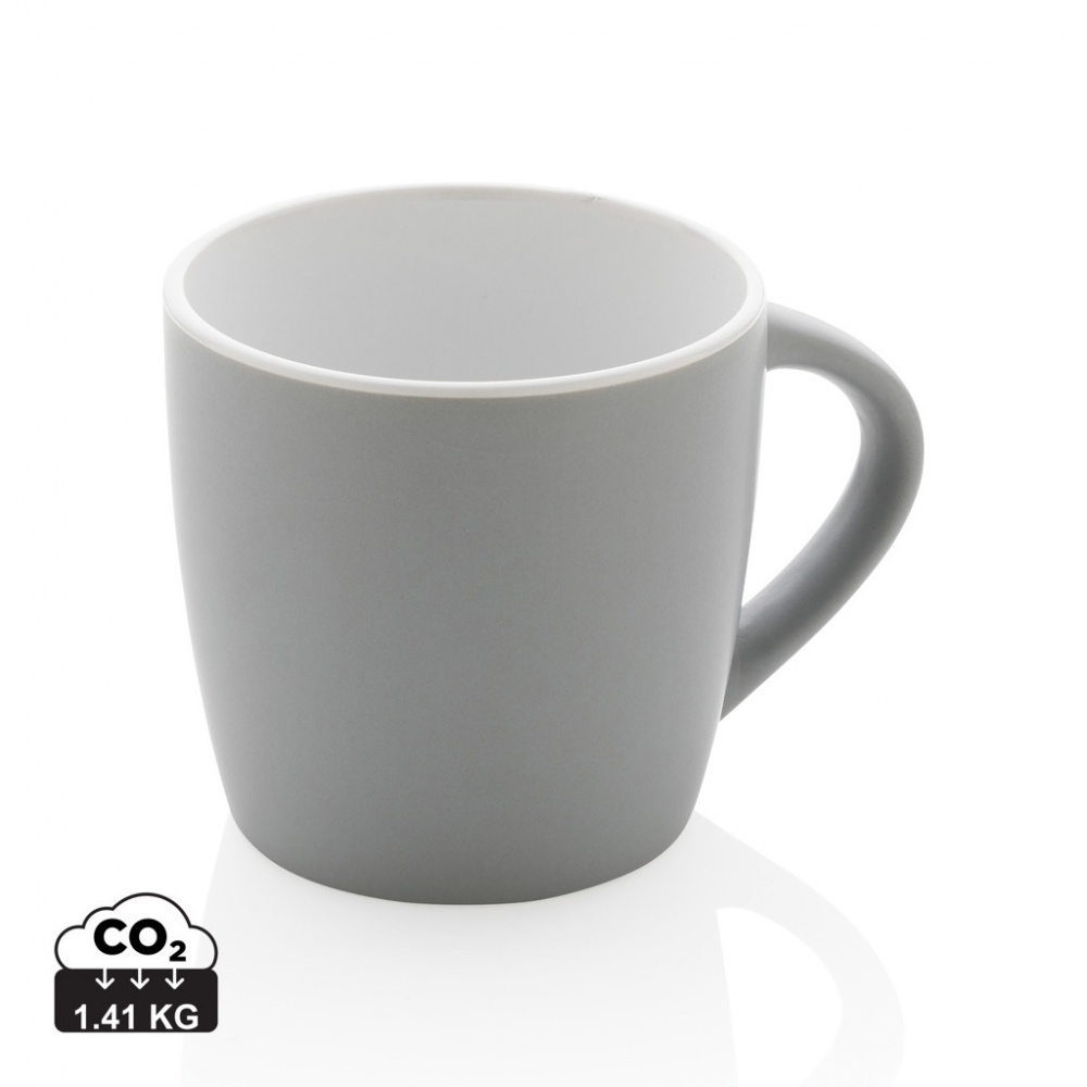 Logo trade promotional gifts picture of: Ceramic mug with coloured inner 300ml
